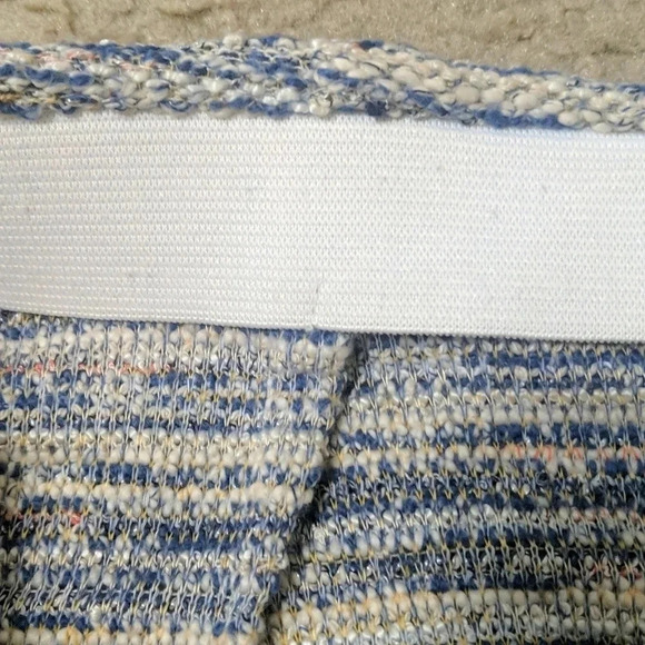 LOFT Striped Tweed Boucle Pocket Flippy Circle Skirt, Size S - Picture 10 of 13